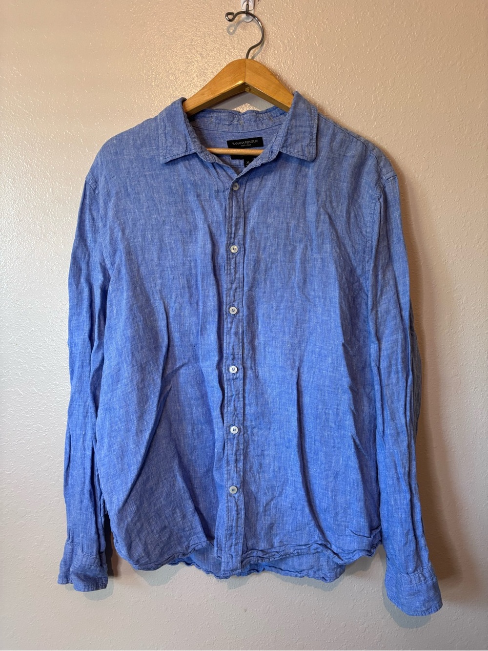 Banana Republic linen button down shirt